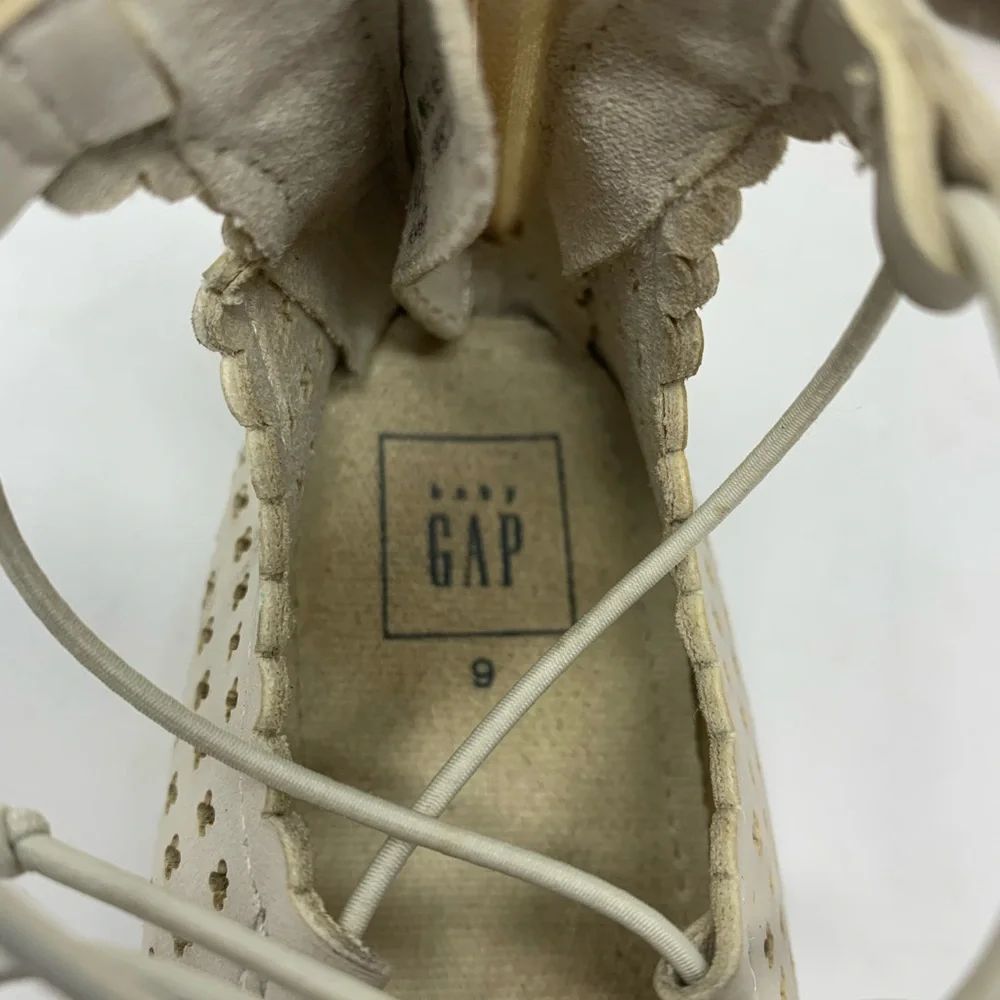 Gap perforated gladiator flat sandal‎ size 9